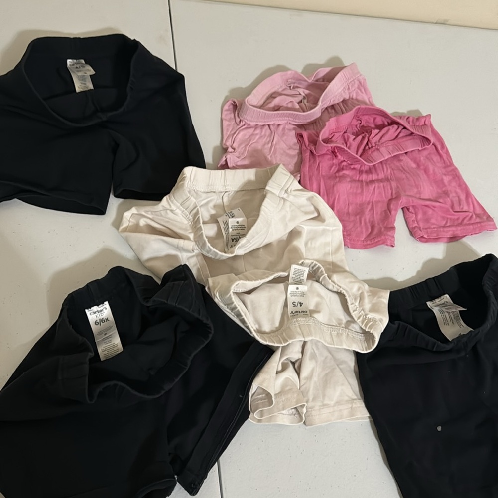 7 basic shorts 4-5 years old toddler girl one size 6t - Picture 4 of 5